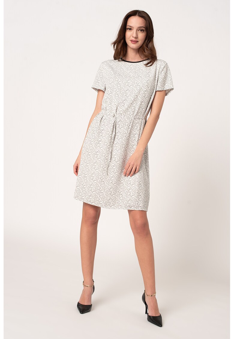 Rochie mini cu imprimeu logo