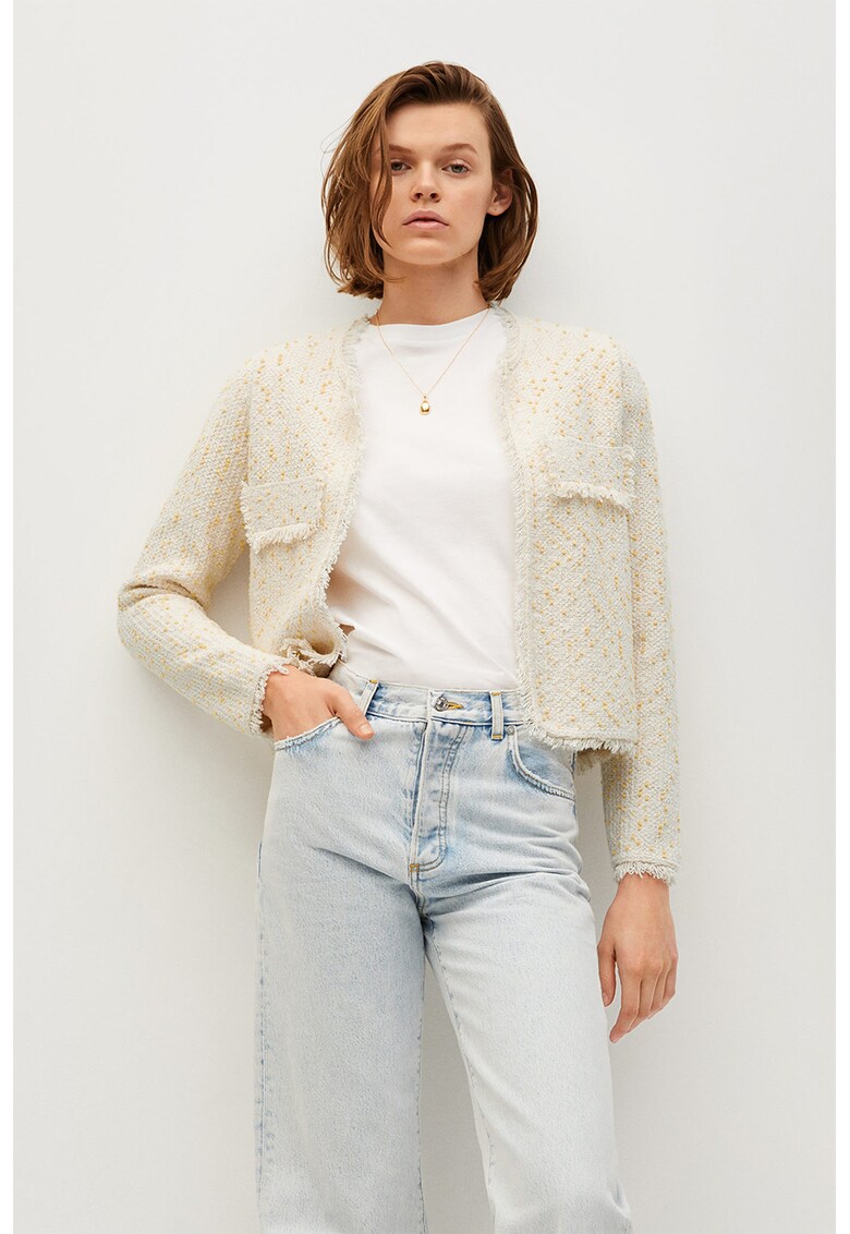 Cardigan din tuid Mikado