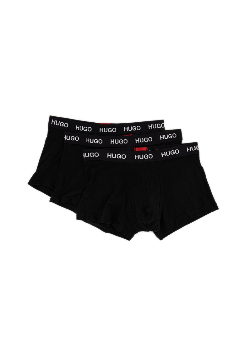 Set de boxeri cu banda cu logo in talie – 3 perechi fashiondays.ro imagine noua