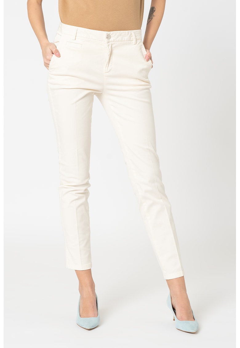 Pantaloni chino crop slim fit