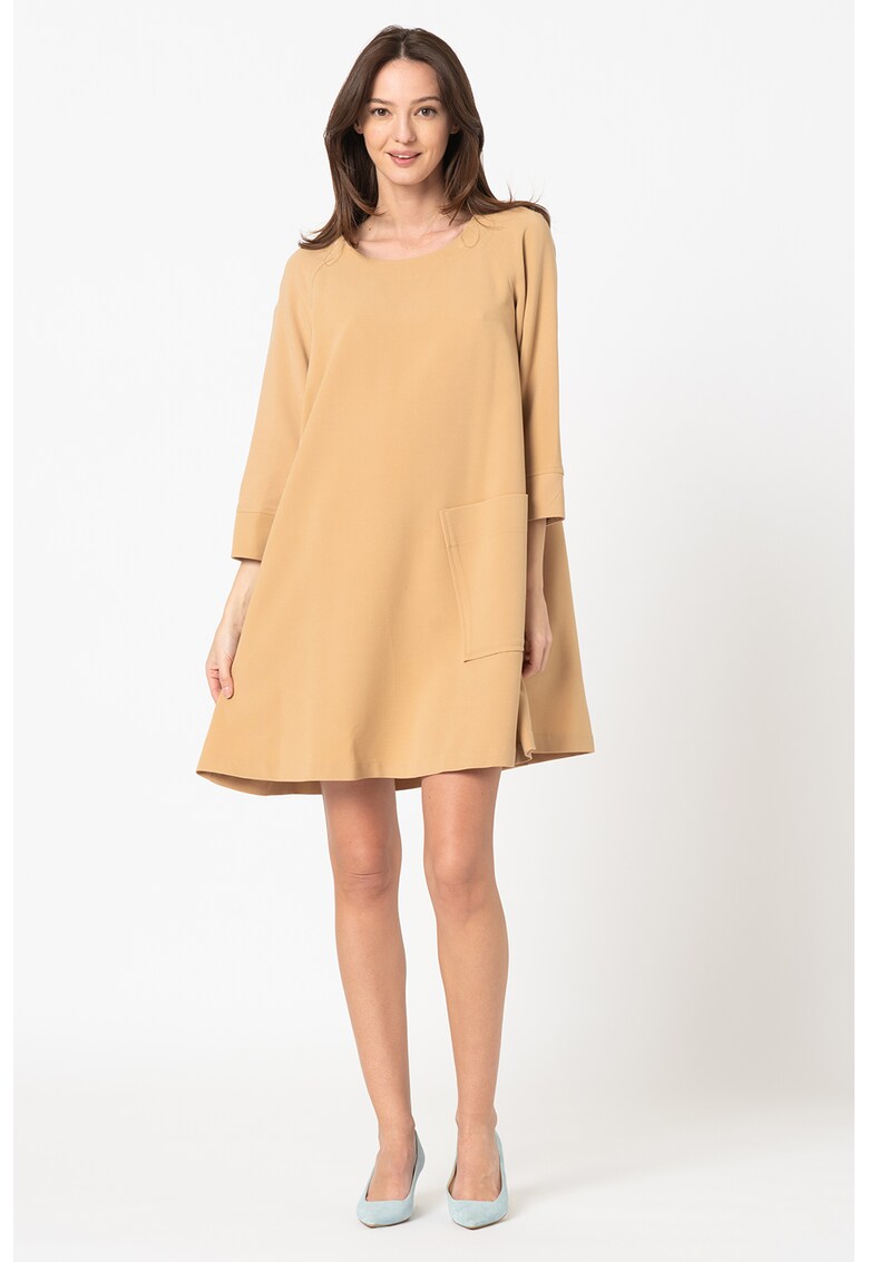 Rochie evazata cu buzunar maxi