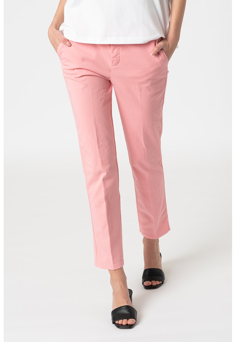 Pantaloni chino crop slim fit