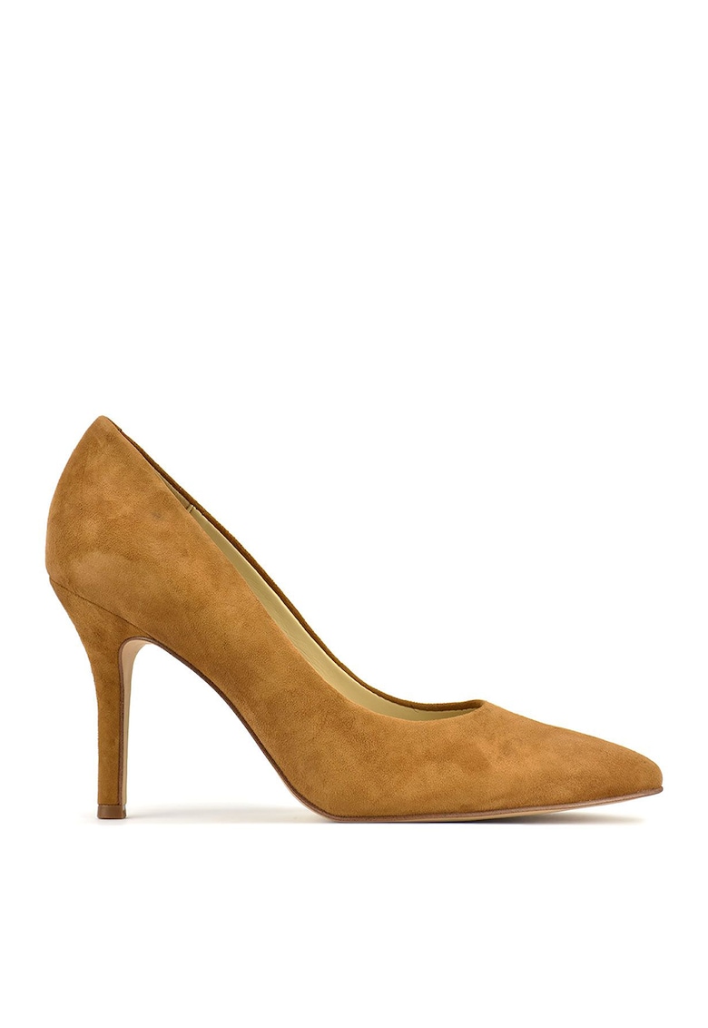 Pantofi din piele intoarsa - cu varf ascutit Flax