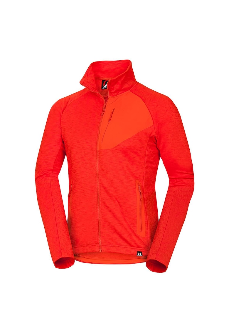 Northfinder Bluza trekking din fleece melanj pentru barbati Northpol - Portocaliu