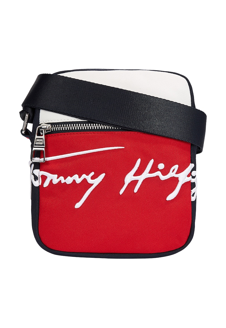 Tommy Jeans – Geanta crossbody cu logo brodat Signature Tommy Hilfiger fashiondays.ro