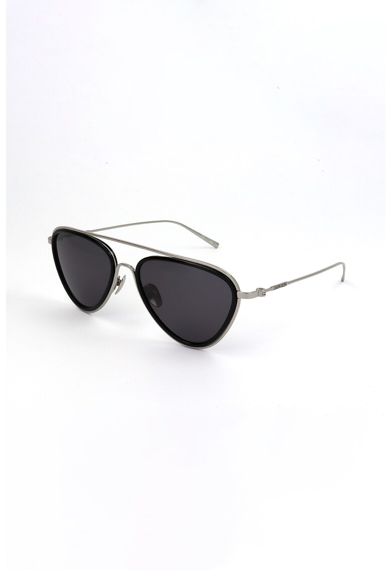 Ochelari de soare aviator cu rama metalica