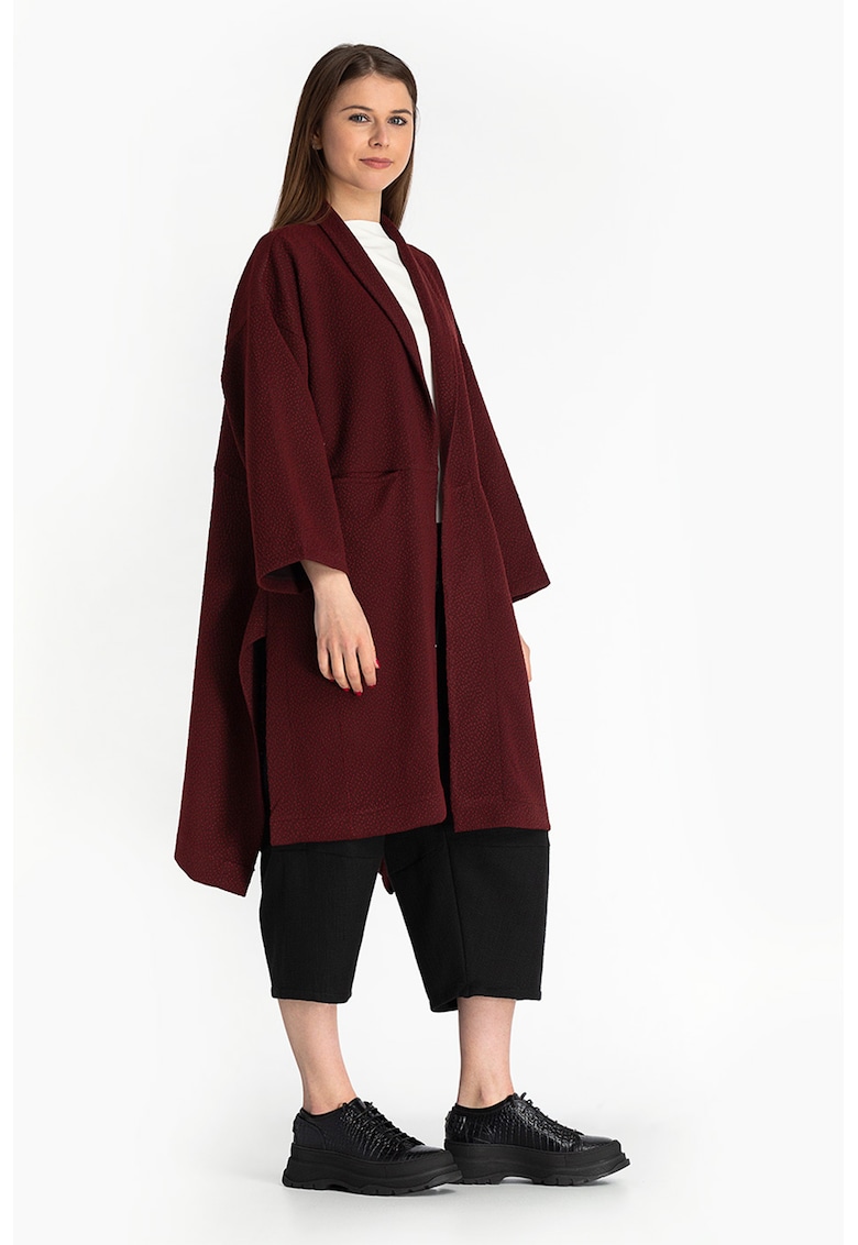 Cardigan lung lejer fara inchidere