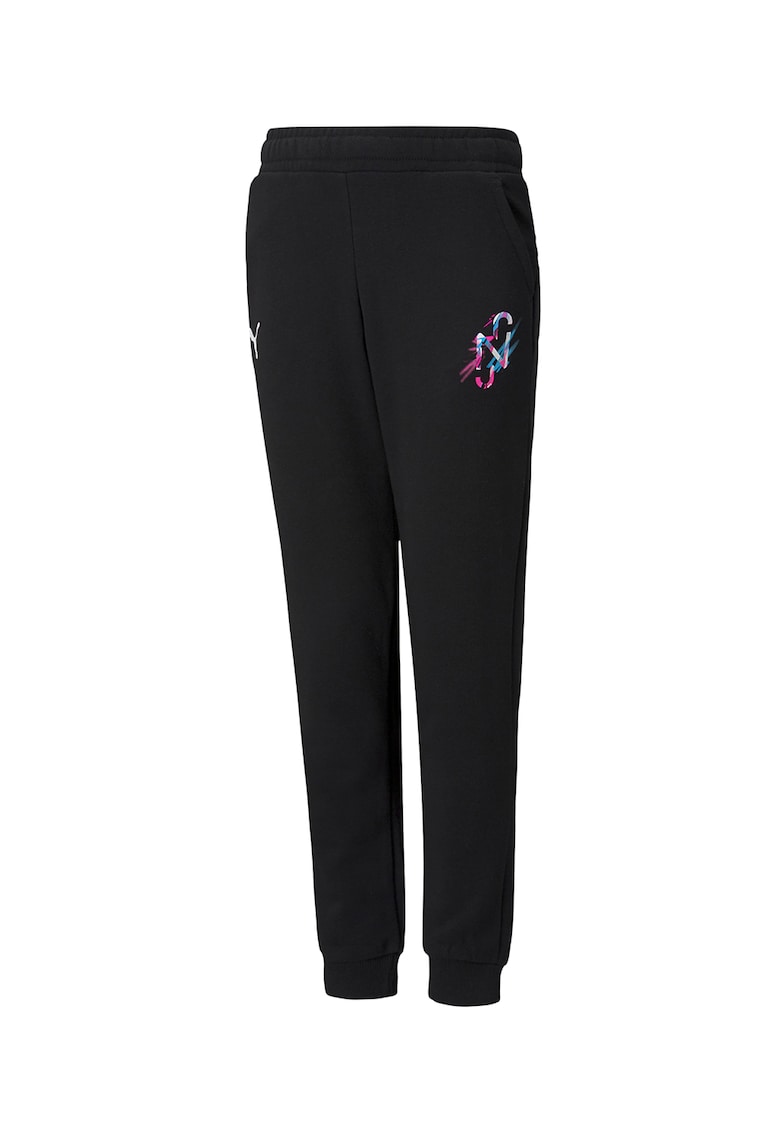Puma Pantaloni sport cu logo Neymar Creativity - Negru