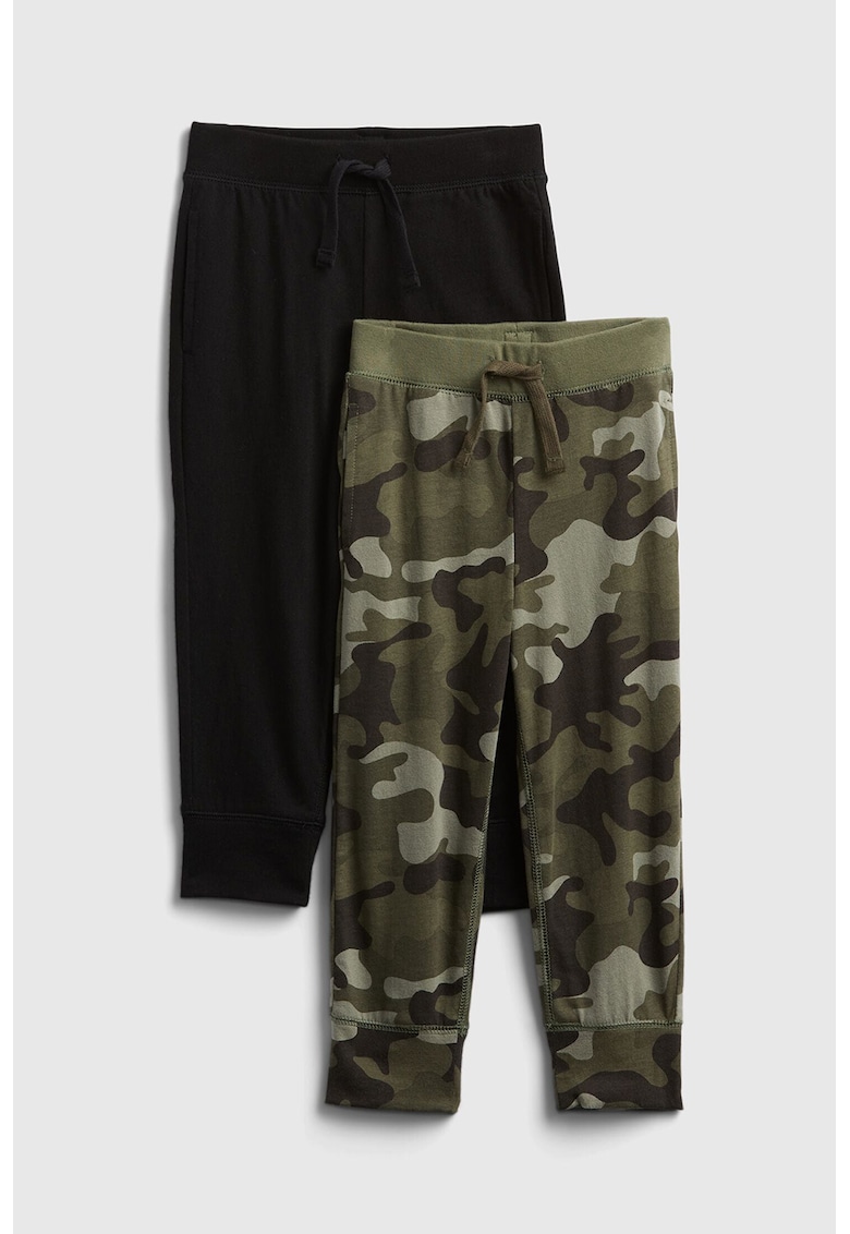 Set de pantaloni sport din bumbac organic - 2 perechi