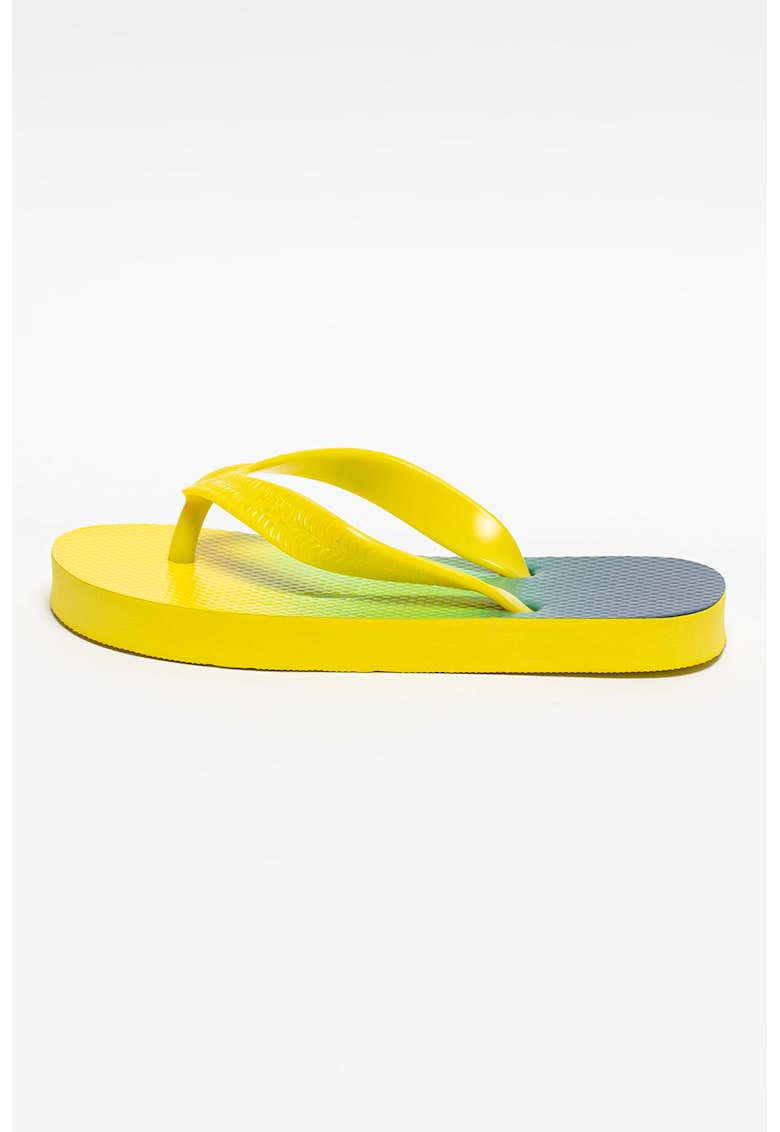 Papuci flip-flop cu model in degrade