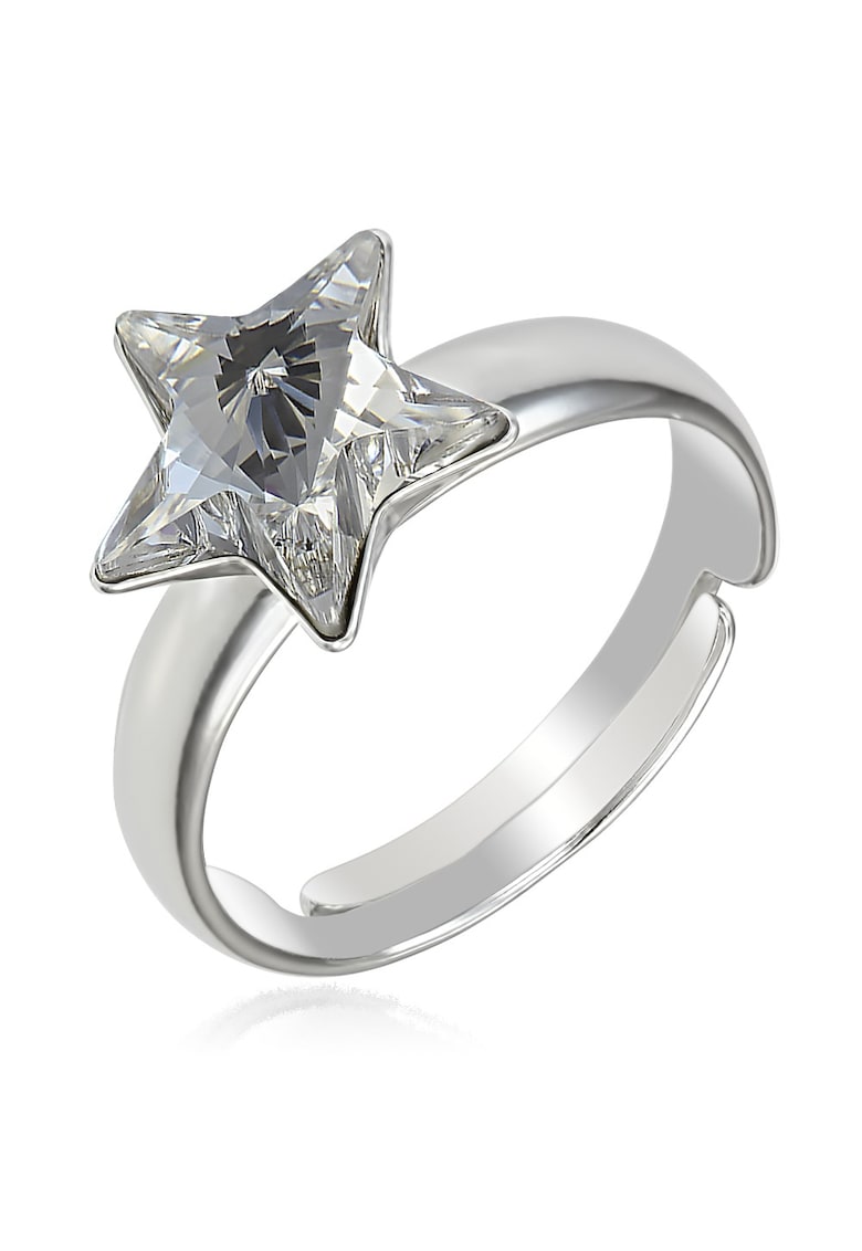 Inel Argint 925 placat cu rodiu cu cristale Swarovski Swarovski® Star - 10mm -