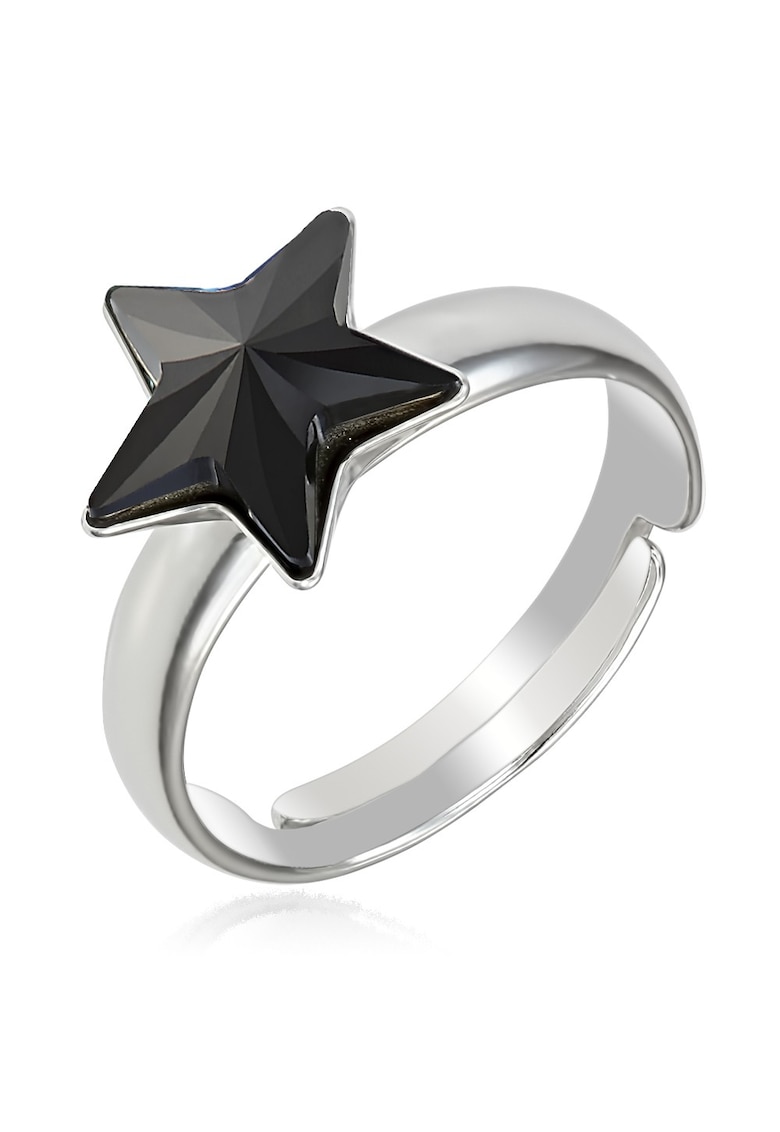 Inel Argint 925 placat cu rodiu cu cristale Swarovski Swarovski® Star - 10mm -