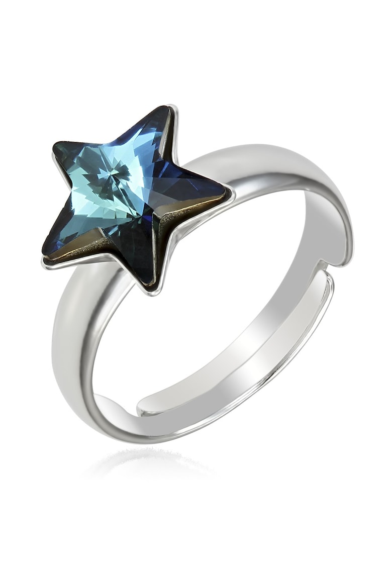 Inel Argint 925 placat cu rodiu cu cristale Swarovski Swarovski® Star - 10mm -
