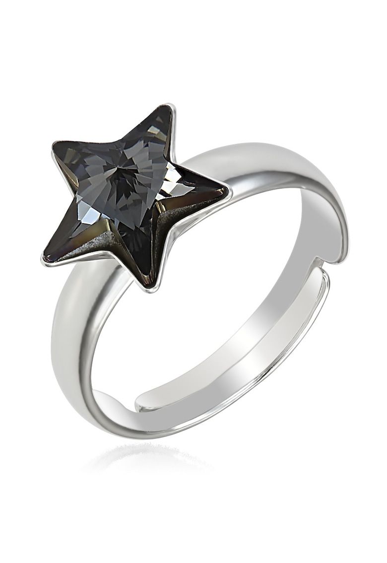 Inel Argint 925 placat cu rodiu cu cristale Swarovski Swarovski® Star - 10mm -