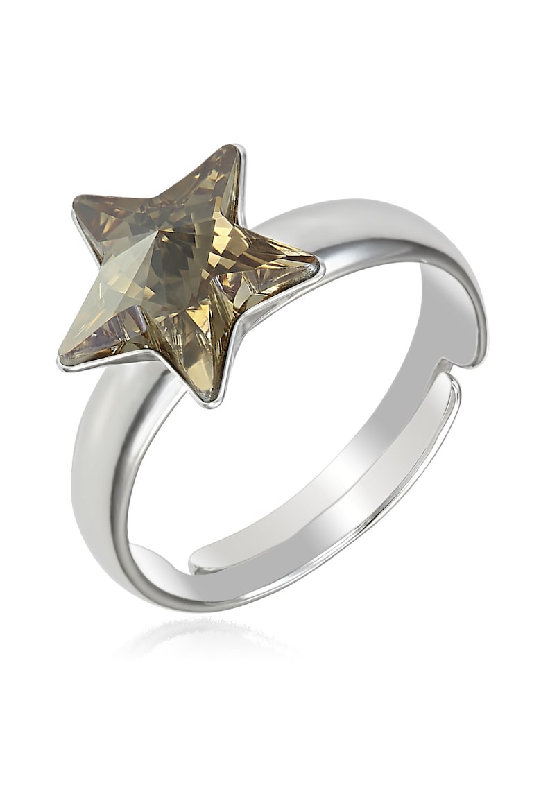 Inel Argint 925 placat cu rodiu cu cristale Swarovski Swarovski® Star - 10mm -