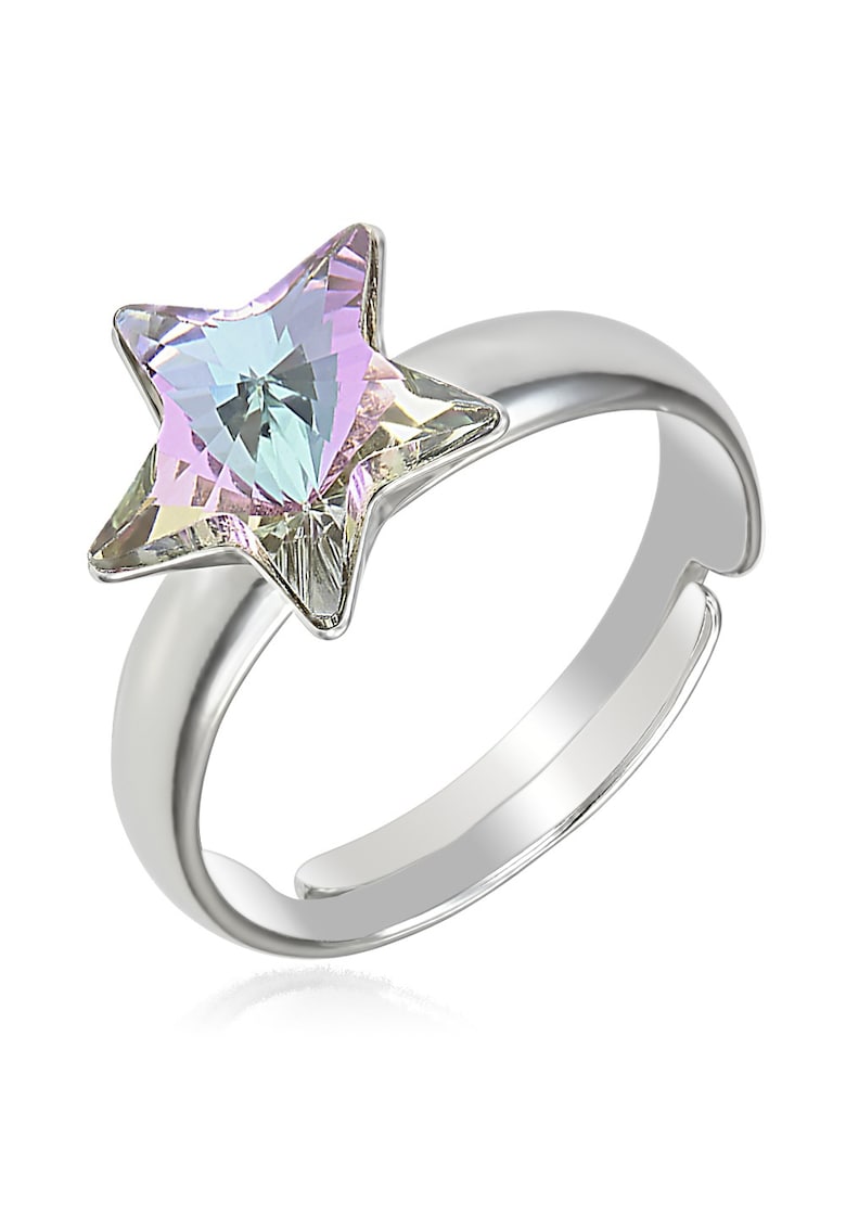 Inel Argint 925 placat cu rodiu cu cristale Swarovski Swarovski® Star - 10mm -