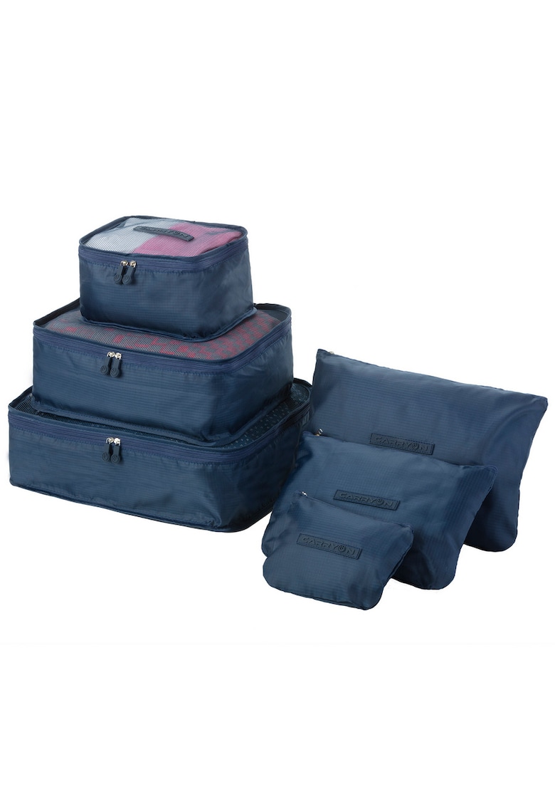 Organizator Bagaj - Poliester - 505005 - 6 piese - Bleumarin