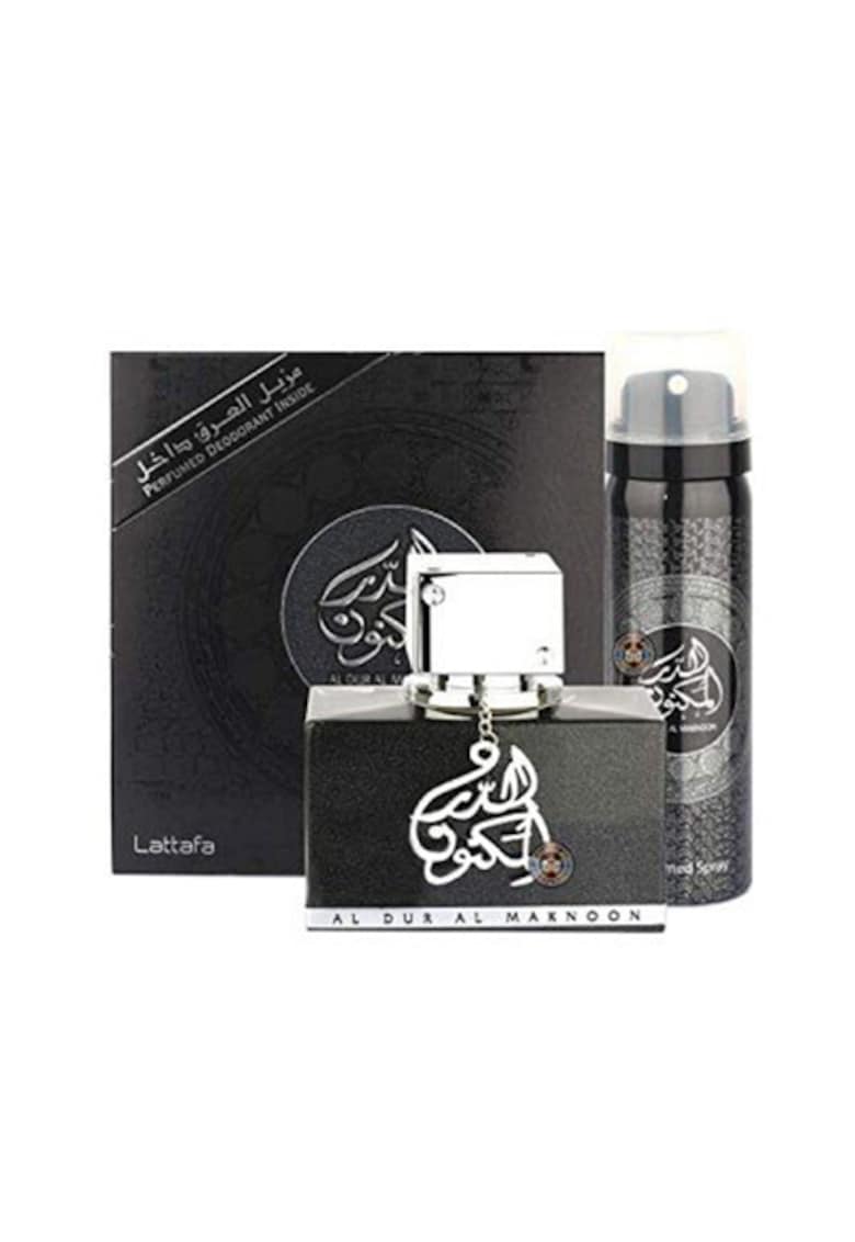 Set Al Dur Al Maknoon - Barbati: Apa de Parfum - 100 ml + Deodorant Spray - 50 ml