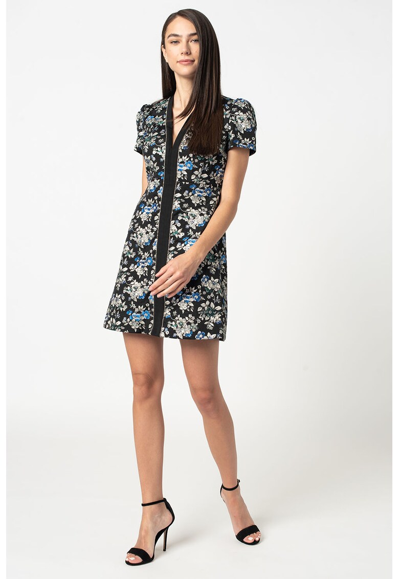 Rochie scurta cu model floral Arrichito