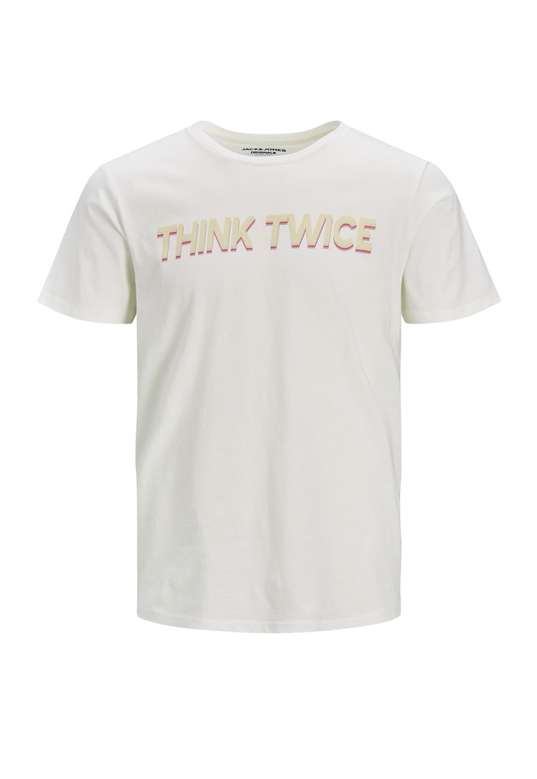 Tricou cu imprimeu grafic si text