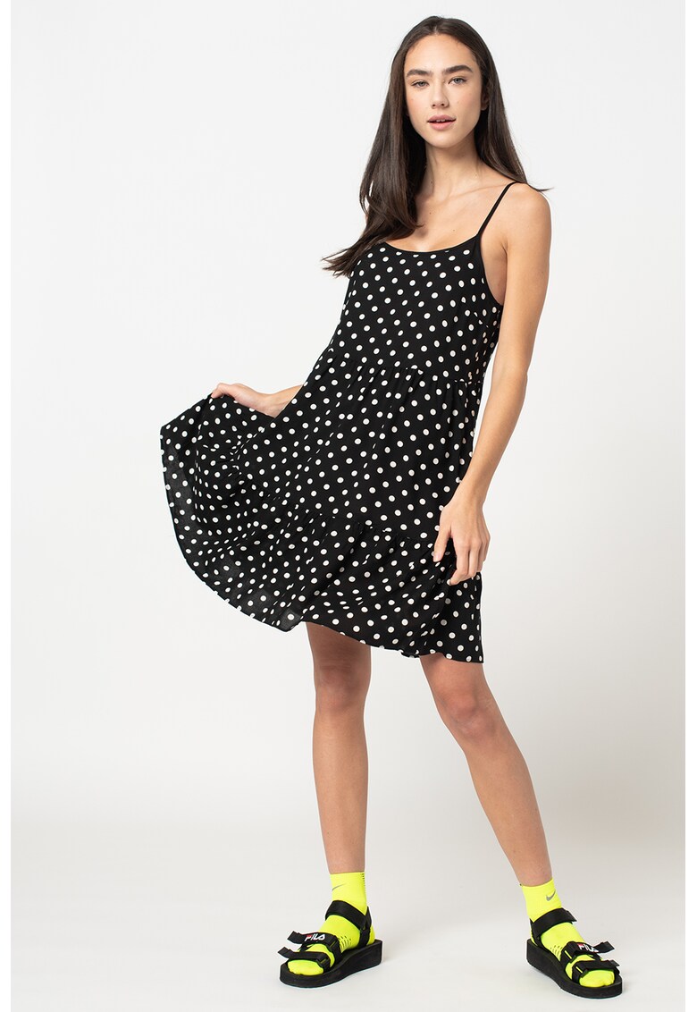 Rochie mini cu imprimeu cu buline