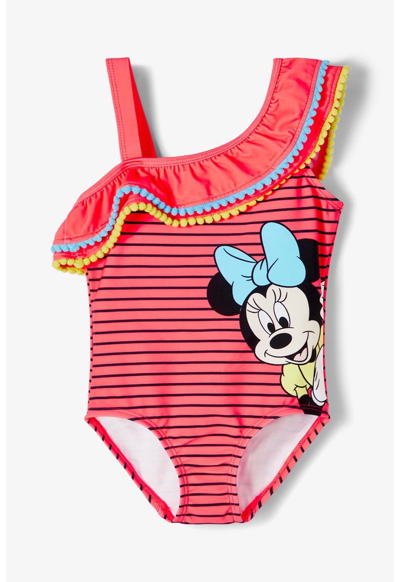 Costum de baie intreg cu imprimeu Minnie Mouse