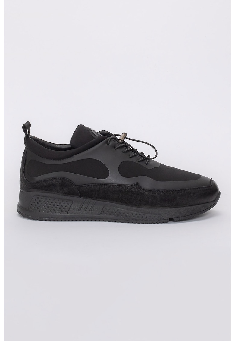 Pantofi sport cu insertii de piele intoarsa Wyatt