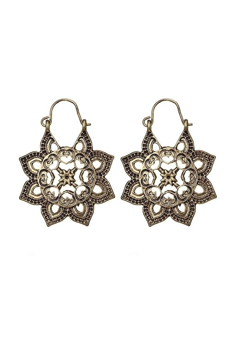 Cercei aurii - forma de soare - Odett C8 -