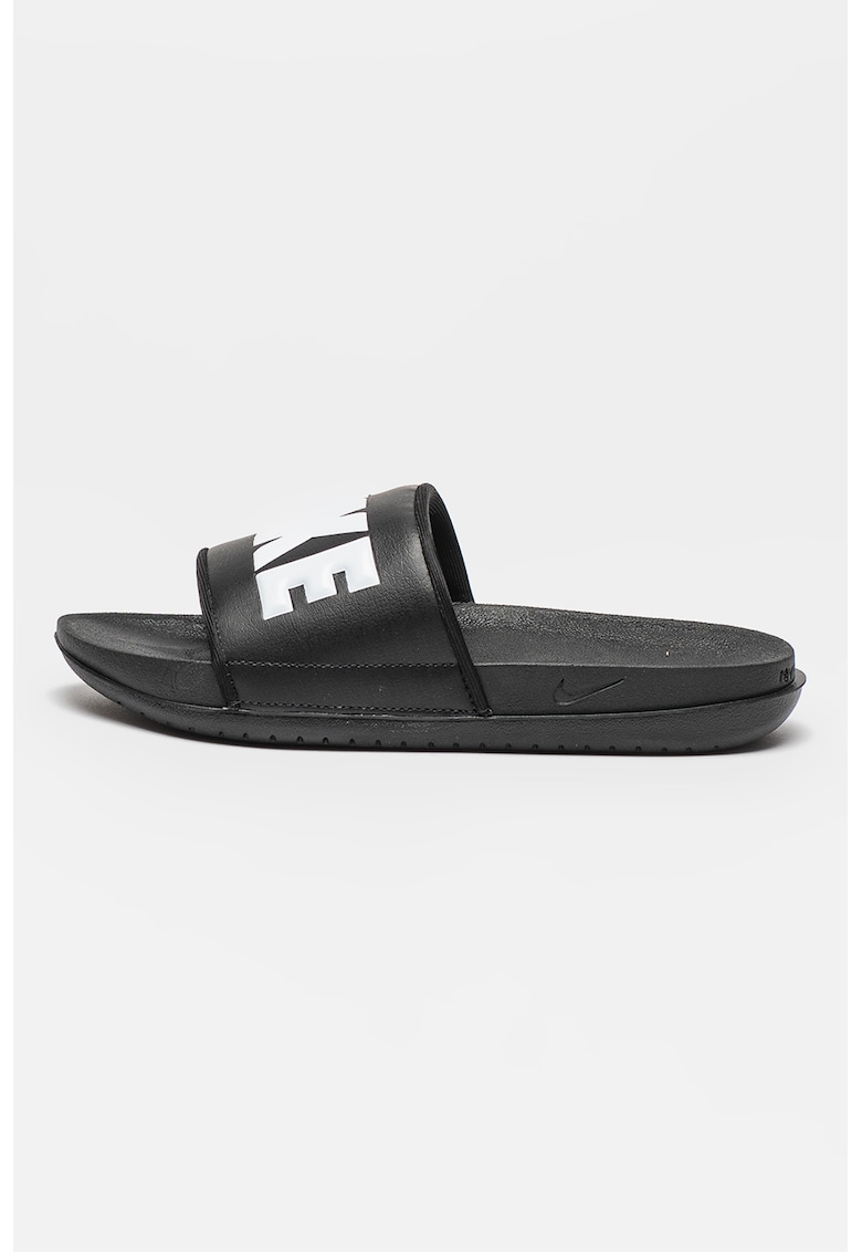 Papuci cu logo Off Court - Negru