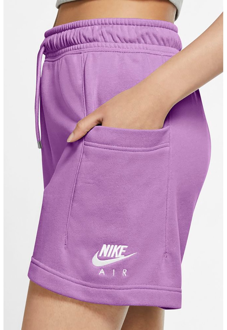 Pantaloni scurti de jerseu cu snur Air - Alb/Violet