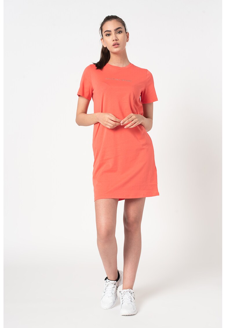 Rochie-tricou cu imprimeu logo