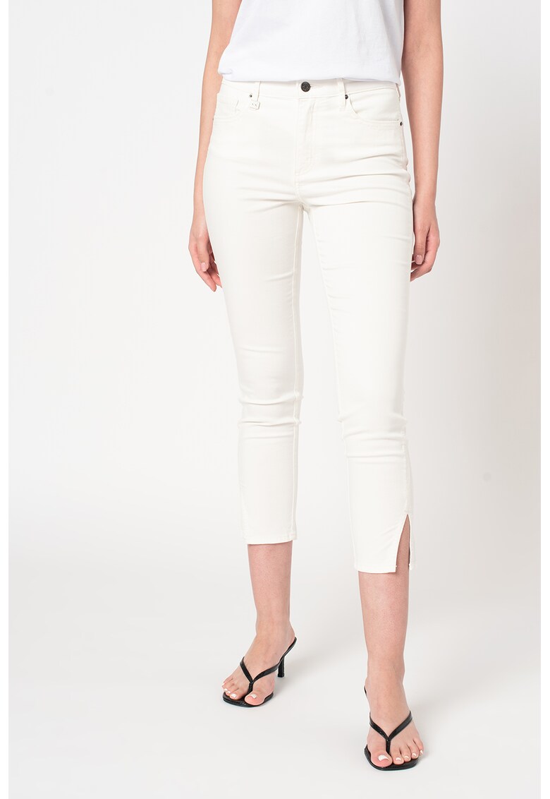 Blugi super skinny cu talie inalta