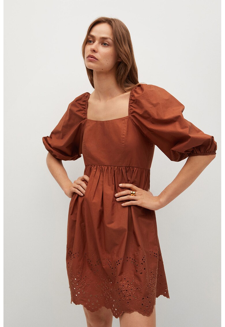 Rochie evazata cu perforatii Vera