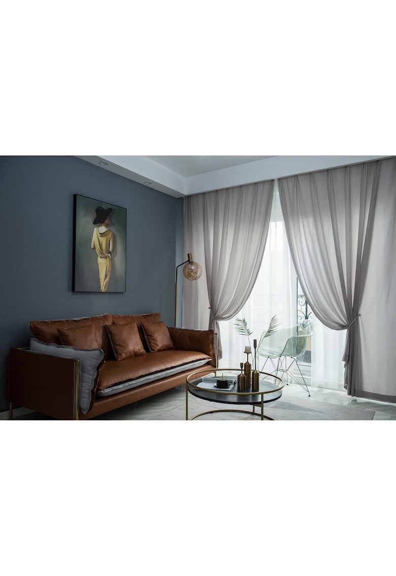 Kring Комплект пердета Shine – 2 * 140×245 см – Полиестер за Жени Kring Комплект пердета Shine – 2 * 140×245 см – Полиестер за Жени