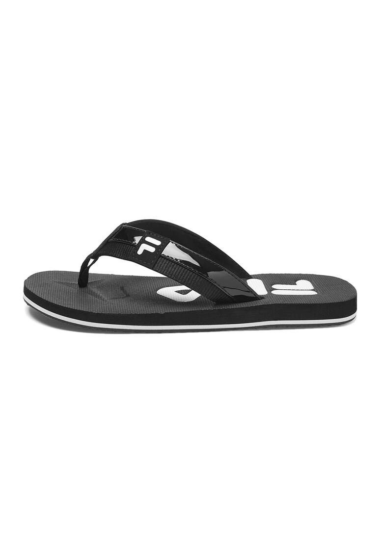 Papuci flip-flop cu detalii lacuite Rocktail