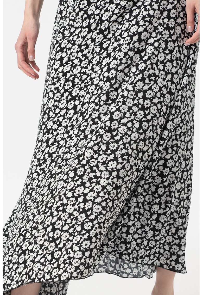 Fusta maxi cu model floral Alara