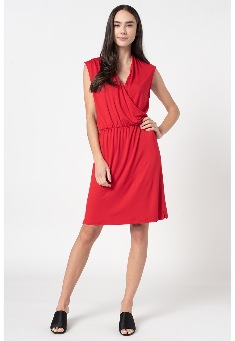 Rochie mini cu decolteu cache coeur