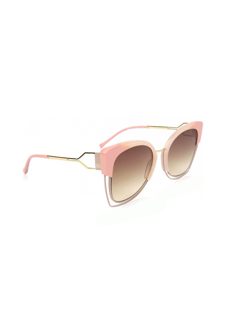 Ochelari de soare cat-eye cu lentile in degrade