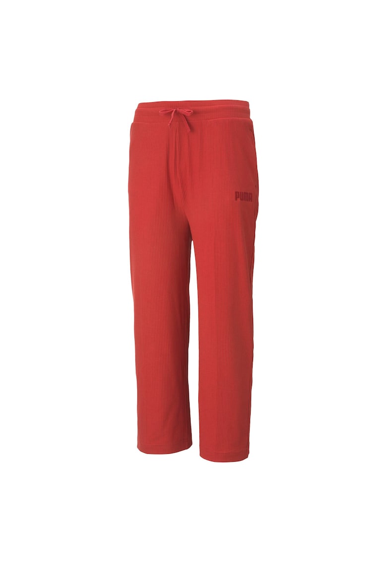 Pantaloni cu striatii si croiala ampla Modern Basics