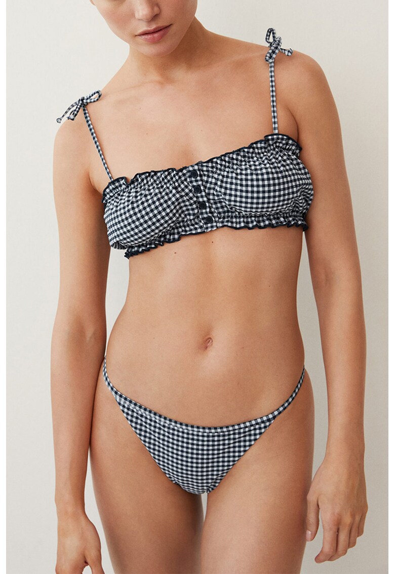 Sutien cu imprimeu in carouri Arabella