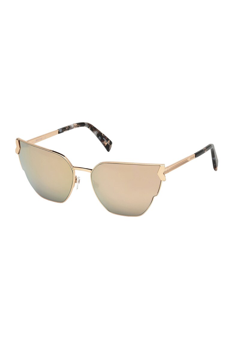 Ochelari de soare cat-eye cu rama metalica