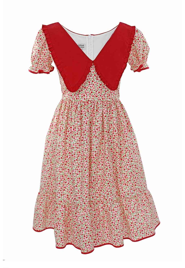 Rochie evazata cu imprimeu floral Luanna - Multicolor