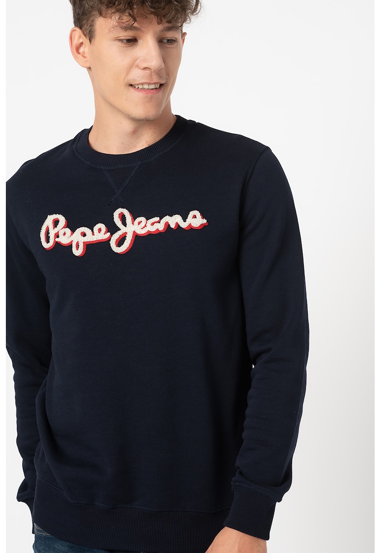 Bluza sport cu logo din material terry Lamont Bluza sport cu logo din material terry Lamont
