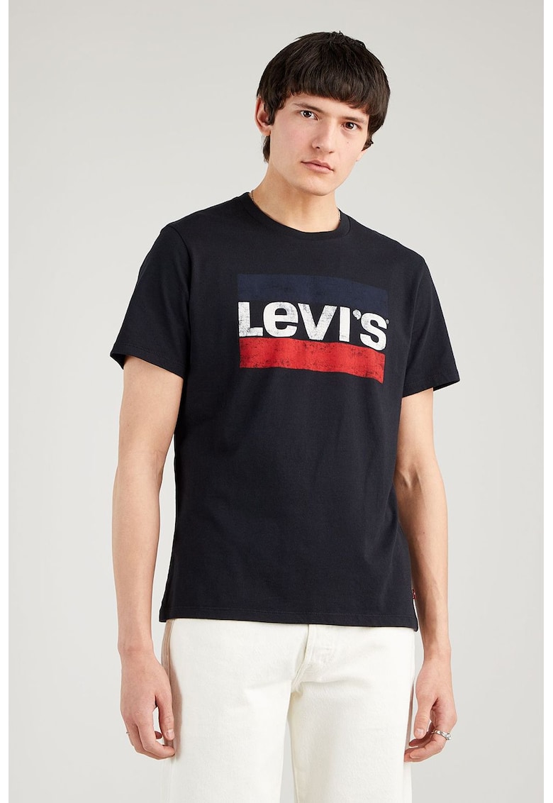 Levis Tricou cu decolteu la baza gatului si logo