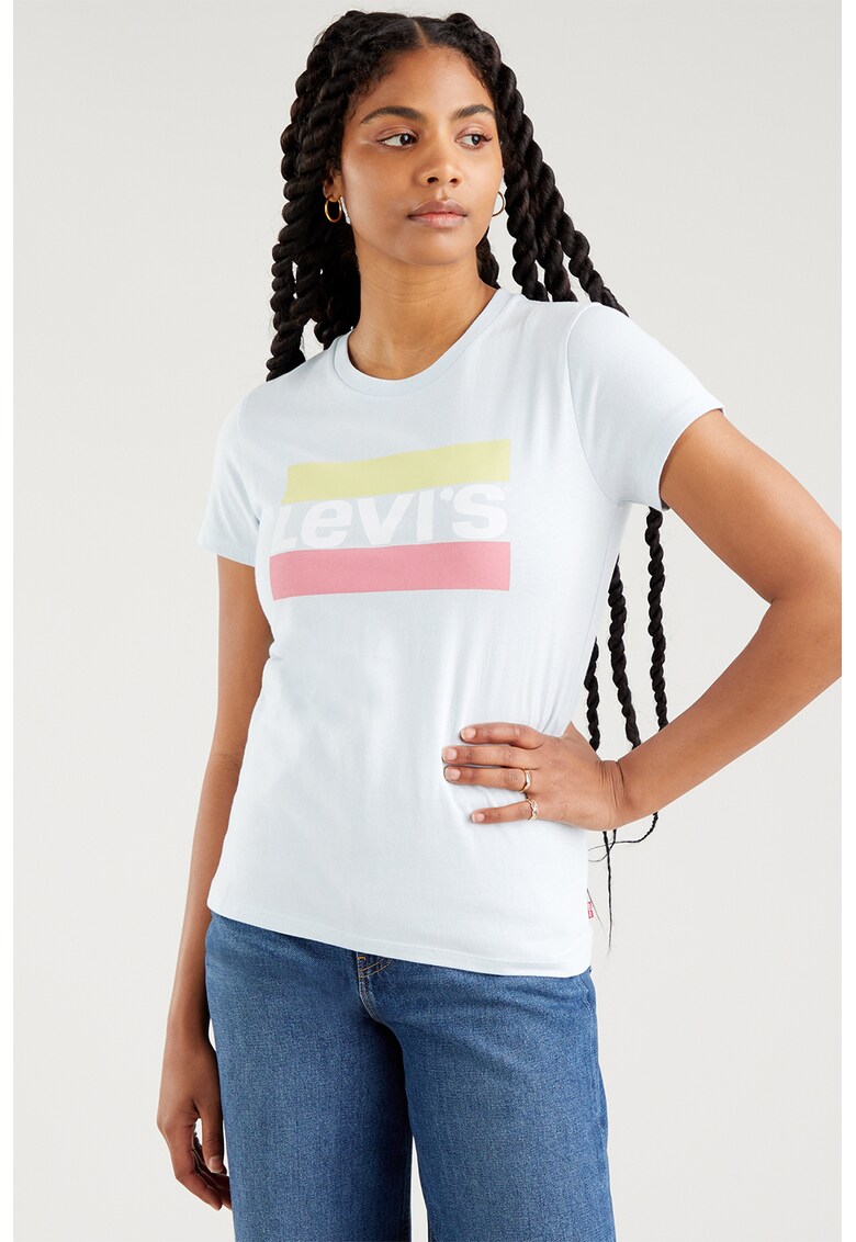 Tricou de bumbac cu imprimeu logo de la Levis