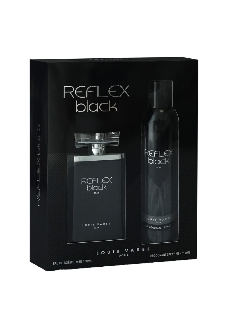 Set Reflex Black Man - Barbati: Apa de Toaleta - 100 ml + Deodorant Spray - 200 ml