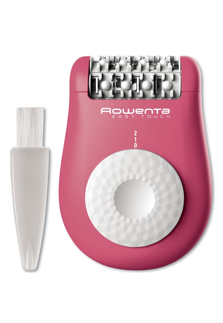 Epilator Easy Touch - 2 trepte de viteza - 24 pensete - 4.8 W - sistem de masaj cu bile - roz