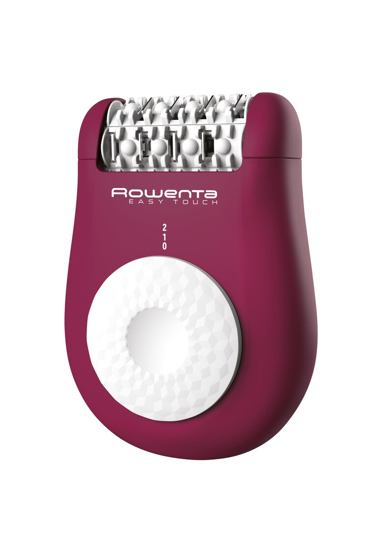 Epilator Easy Touch - 24 pensete - compact - ușor de utilizat - sistem de masaj - 3 accesorii - roz inchis