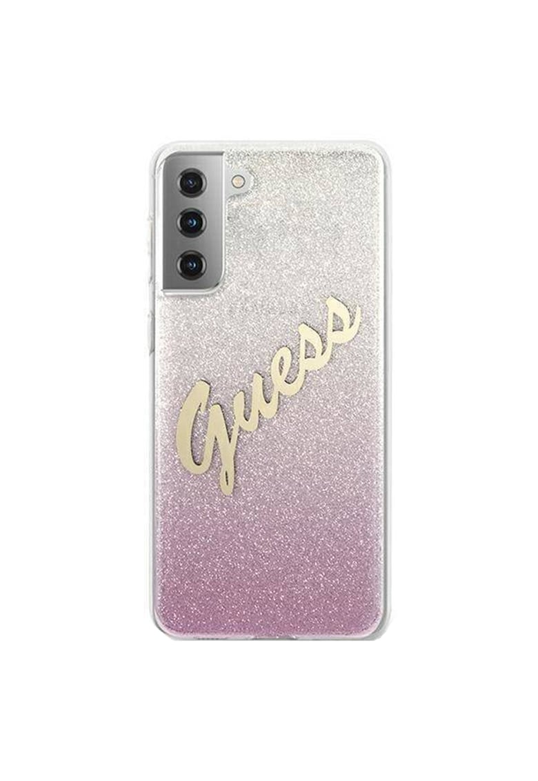 Husa de protectie Cover Glitter Gradient pentru Samsung Galaxy S21 Plus GUHCS21MPCUGLSPI - Pink