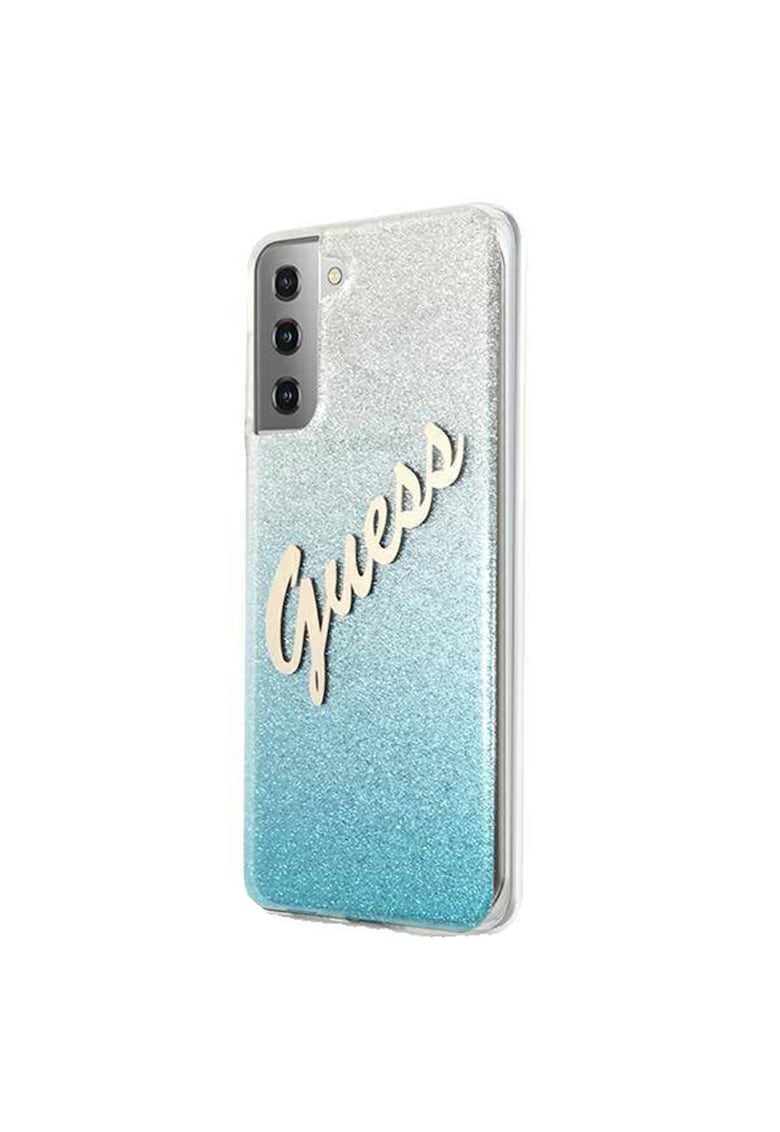 Husa de protectie Cover Glitter Gradient pentru Samsung Galaxy S21 Plus GUHCS21MPCUGLSBL - Light Blue